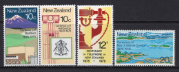 New Zealand 1978 Centenaries Set MNH (SG 1160-1163) - Unused Stamps
