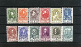 Belgique : N° 880 à 891  Neufs** (U.P.U.) - Unused Stamps
