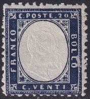 Italy 1862 Sc 19 Italia Sa 2 MLH* Rough Perfs - Nuevos