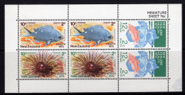New Zealand 1979 Health - Marine Life MS HM (SG MS1200) - Unused Stamps
