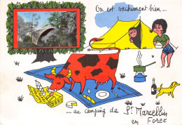 42-SAINT-MARCELLIN-EN-FOREZ - ON EST VACHEMENT BIEN AU CAMPING DE ST-MARCELIN EN FOREZ - Autres & Non Classés