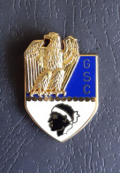 INSIGNE  GROUPEMENT DE SOUTIEN CORSE . GSC . - Marine