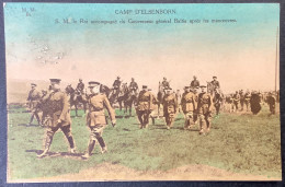 Camp D’Elsenborn - S.M. Le Roi Accompagné Du Gouverneur General Baltia …… - Butgenbach - Buetgenbach