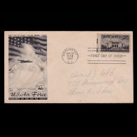 US.AIR MAIL.1947.10c.FIRS DAY ISSUE.SCOTT C34 - 1941-1950