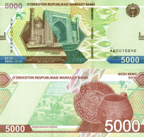 Uzbekistan / 5.000 So'm / 2021 / P-88(a) / UNC - Ouzbékistan