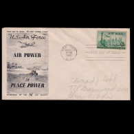 US.AIR MAIL.COIL.1946.15c.FIRS DAY ISSUE.SCOTT C35 - 1941-1950