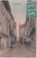 CPA -  LAUTREC - RUE DE L EGLISE - Lautrec