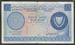 Cyprus  5 Pounds 1.11.1972 Very Rare! - Chipre