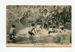 !!! NOUVELLE CALEDONIE, CACHET DE NOUMEA DE 1903 SUR CPA NON VOYAGEE - Storia Postale