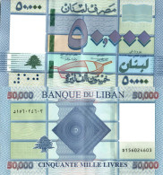 Lebanon / 50.000 Livres / 2016 / P-94(c) / AUNC - Liban