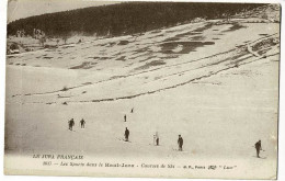 Le Jura Français - Les Sports Dans Le Haut Jura - Courses De Ski (un Bâton Ou Pas Du Tout) Circulé 1925 - Sports D'hiver