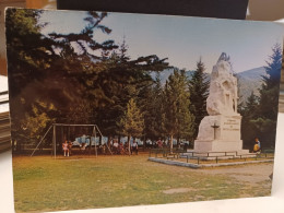Cartolina  Comano   Provincia Di Massa-Carara,parco Comunale E Monumento Ai Caduti 1974 - Massa