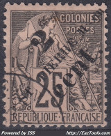 ST PIERRE & MIQUELON : SANS TIRET ENTRE ST & PIERRE N° 40a OBLITERE - COTE 110 € - Used Stamps