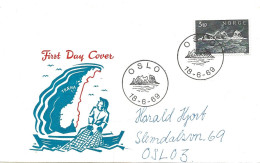 Norway 1969 Traena Islands  Mi  587 FDC - Covers & Documents