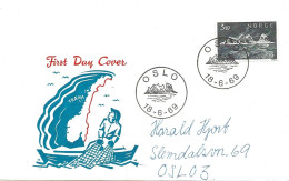 Norway 1969 Traena Islands  Mi  587 FDC - Lettres & Documents