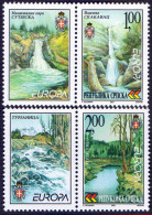 BOSNIA & H.  BANJA LUKA - EUROPA CEPT - NAT. PARKS WATERFALLS - **MNH - 2001 - 2001