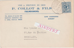 Vins & Spiritueux En Gros P. Collot & Fils à Falmignoul  - Champagne. - 1950 - ...