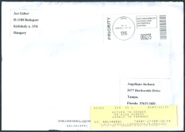 C4231 Austria Postal History Philately ATM Frama Priority Returned To Sender In Hungary - Automaatzegels [ATM]