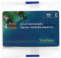 Spain - Telefónica - Comunicación Entre Profesionales - P-418 - 12.1999, 500PTA, 8.500ex, NSB - Emisiones Privadas