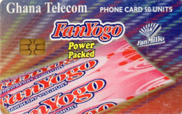 GHANA - CHIP CARD - ADVERTISING - FAN YOGO - AX02 - Ghana