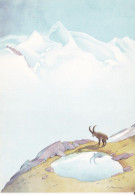 ALPINISME Gardez La Intacte Affiche Pour Le  Club Alpin Français Illustrateur SAMIVEL - Sports D'hiver