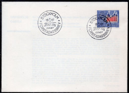 Sweden 1967 - Mountain Scenery And Uppsala Cathedral - Cover - Brieven En Documenten