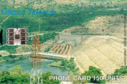 GHANA - CHIP CARD - AKOSOMBO DAM - 10/01 - Ghana