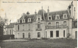 37 - Ballan Château De Bois Renault  (côté Nord )   ** CPA Vierge  ** - Ballan-Miré