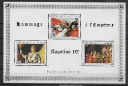 TCHAD  Feuillet Luxe N°  * * NON DENTELE Napoléon - Napoléon