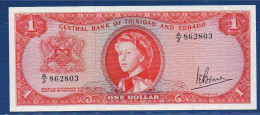 TRINIDAD & TOBAGO - P.26c – 1 Dollar L. 1964 "Elizabeth II" Issue XF, S/n A/2 862803 - Trindad & Tobago