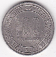 République Centrafricaine, 100 Francs 1971, En Nickel, KM# 6 - Central African Republic
