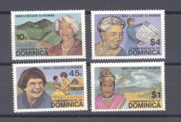 Dominique :  Yv  733-36  **  Année Internationale De La Femme - Dominica (1978-...)