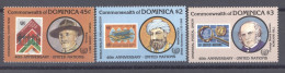 Dominique :  Yv  878-80  **  ONU - Dominica (1978-...)