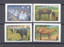 Dominique :  Yv  1031-34  **  IFAD  Animal - Dominica (1978-...)