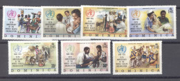 Dominique :  Yv  355-61  **  OMS - Dominica (...-1978)