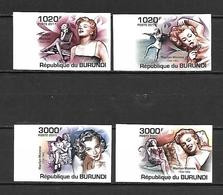 Burundi 2011 Personalities - Marilyn Monroe IMPERFORATE MNH - Unused Stamps