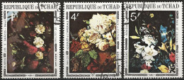 Chad 1971 - Mi 375/77A - YT Xxx ( Paintings Of Floàwers ) Complete Set - Tchad (1960-...)