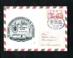 "BUNDESREPUBLIK DEUTSCHLAND" 1979, Privatganzsachenumschlag "BUNDESWEHR, Fernmeldebataillon", SSt. "Sigmaringen" (13586) - Enveloppes Privées - Oblitérées