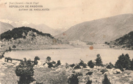 Estany De Angulastés, República De Andorra 1909 Rare Used Real Photo Postcard. Publisher HM Hauser Y Menet, Madrid - Andorra