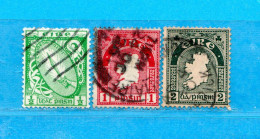 (Us6) Irlanda - Eire ° - 1922- . Yvert. 40-41-43.  Oblitérer. - Used Stamps