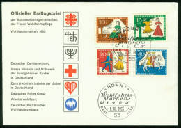 Fd Germany, BRD FDC 1965 MiNr 485-488 | Fairy Tales By The Brothers Grimm - FDC: Briefe