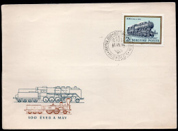 Hungary 1963 - Locomotive  - Letter - Cover - Lettres & Documents