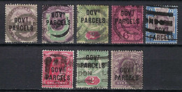 GRANDE BRETAGNE Service Ca.1883-1911:  Lot De "Govt. Parcel" Oblitérés - Servizio