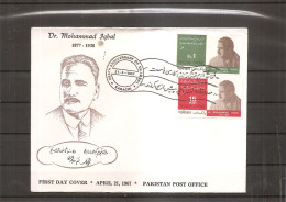 Pakistan - Mohammad Iqbal ( FDC De 1967 à Voir) - Pakistan