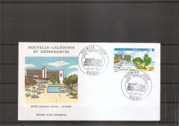 Hotels - Chateau Royal à Nouméa ( FDC De Nouvelle -Calédonie De 1975 à Voir) - Hôtellerie - Horeca