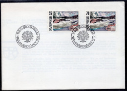 Sweden 1970 - European Nature Conservation Year - FDC - Brieven En Documenten