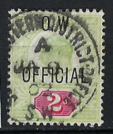 GRANDE BRETAGNE Service Ca.1896:  Le ZNr. 71 Obl., Forte Cote - Dienstzegels