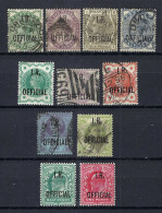 GRANDE BRETAGNE Service Ca.1896:  Lot De "I.R. Official" Oblitérés Et Neufs*, Forte Cote - Oficiales