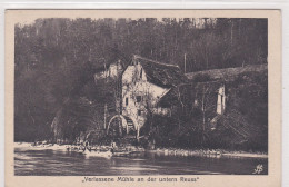 Verlassene Mühle An Der Untern Reuss. Fotokarte 1921 - Moulins à Eau