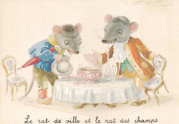 Centenaire De La Naissance De Mauzan, 1983, 'Le Rat Des Ville Et Le Rat Des Champs', Edition Spéciale De La Croix Rouge - Mauzan, L.A.